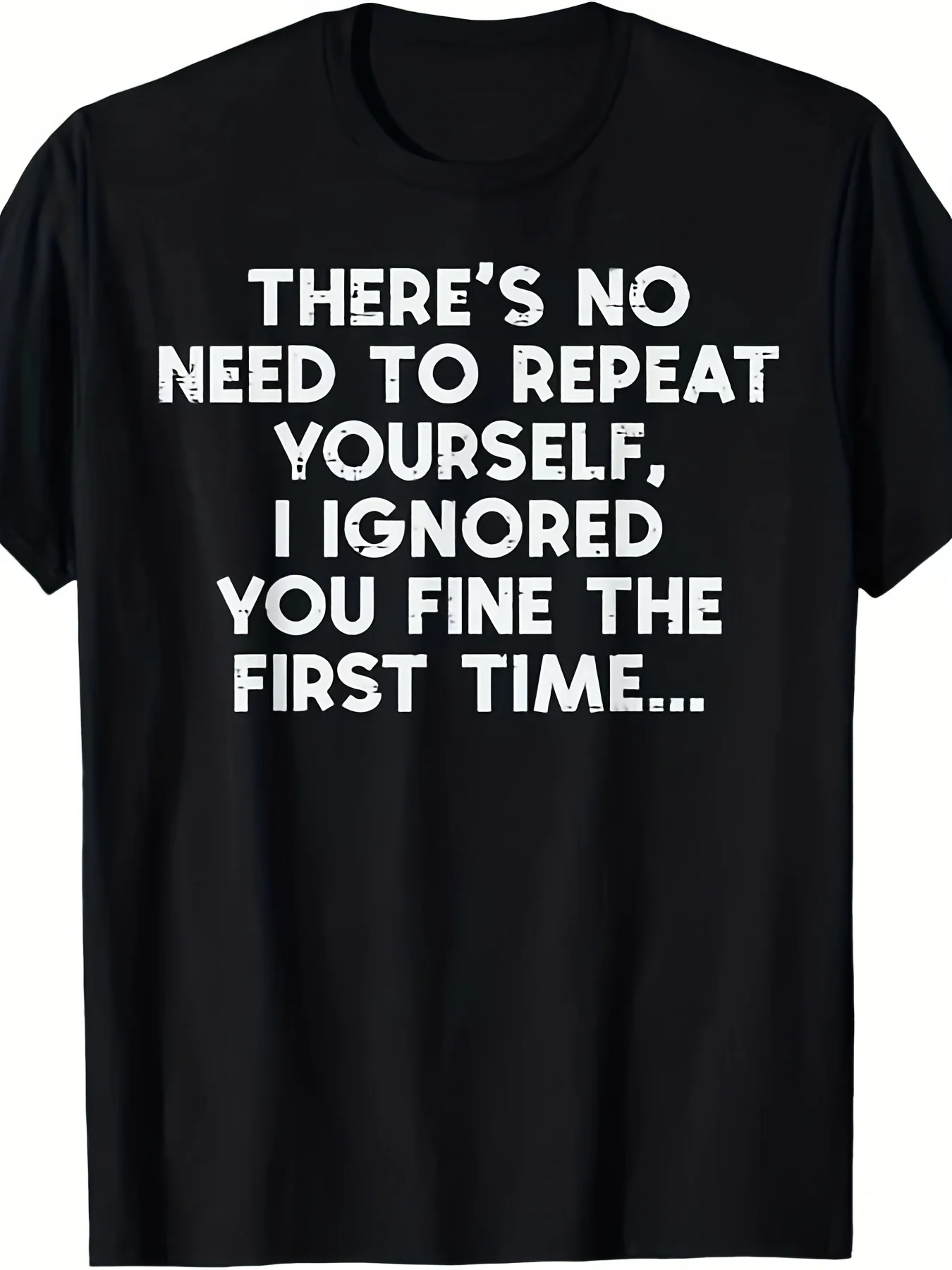 Men' & Women' Retro Sarcastic Humor T-Shirt - Funny 