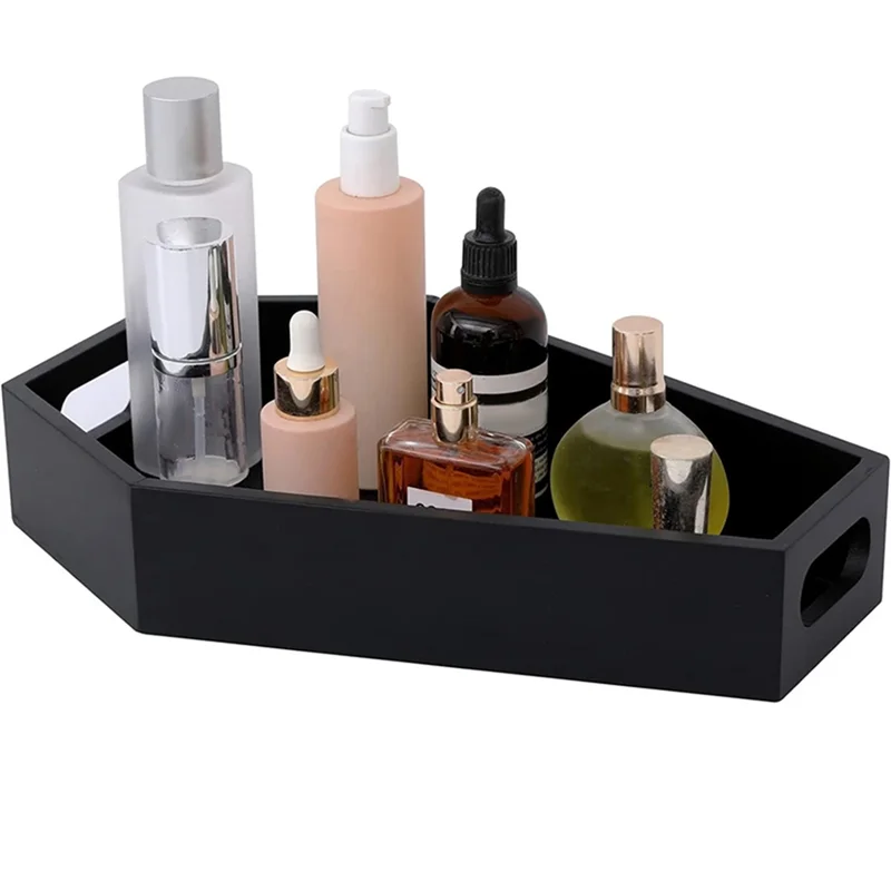 -A90P Coffin Shape Black Storage Box Coffin Shape Black Tray For Birthday Present Gift