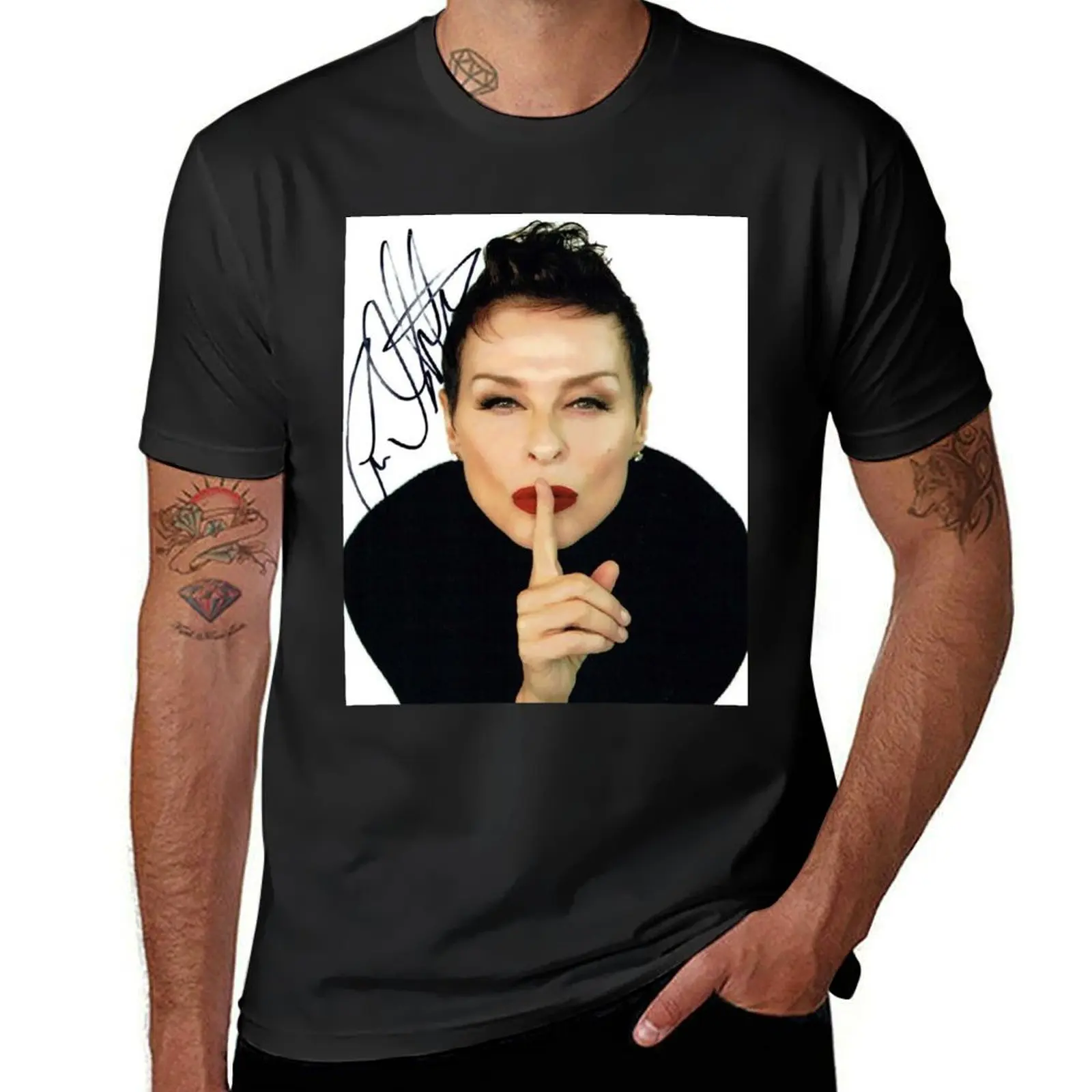 

lisa stansfield Signed T-Shirt quick-drying graphics sports fans anime heavyweight t shirts for men