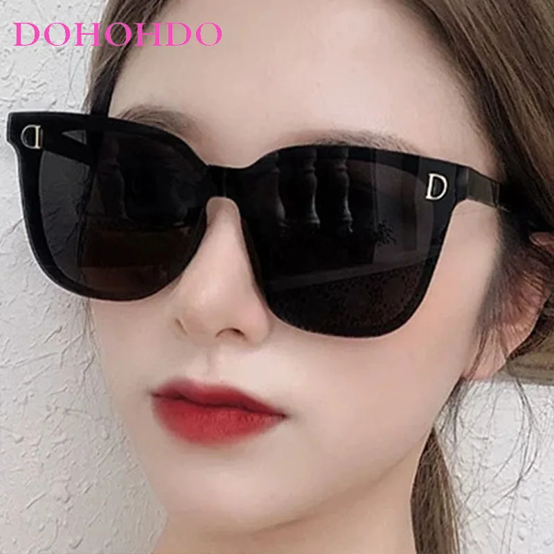 

Retro Oversized Square Frame Women Sunglasses Brand Designer Luxury Men Sunglass Travel Summer Shade Female Eyewear UV400 Lentes