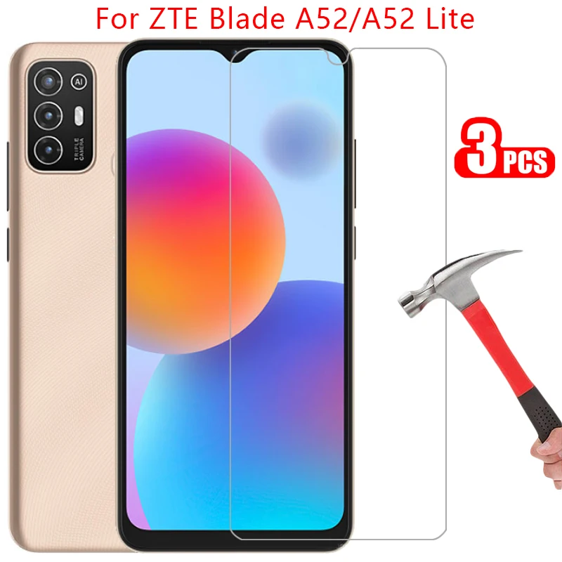 Защитное закаленное стекло для zte blade a52 lite, Защита экрана для bladea52 a 52 52a a52lite, зеркальная пленка для телефона, Стекло 9h