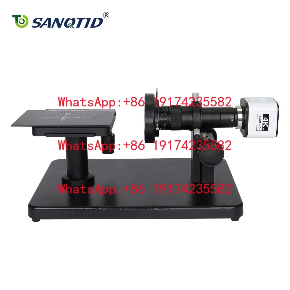 Microscope Horizontal Stand CCD Flatness Tester Dual Stroke Horizontal Rod Large Base XY Sample Stage