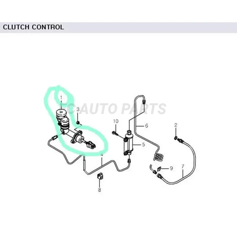 Clutch Master Cylinder Assy for Ssangyong REXTON +Manual TM 3051008004