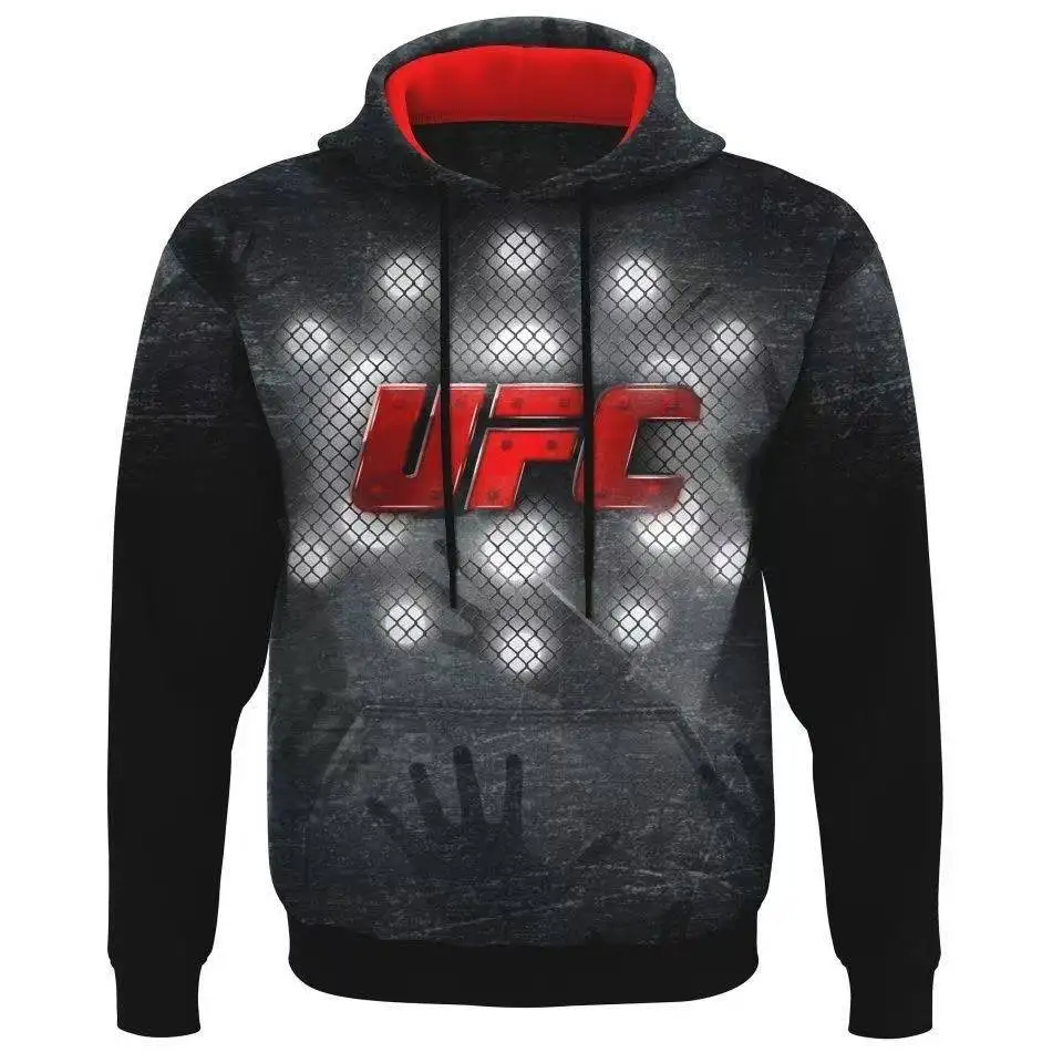 2026Hot Verkauf UFC Hoodie Unisex - 3D gedruckt MMA Kampf Sportbekleidung XXS-6XL Plus Größe