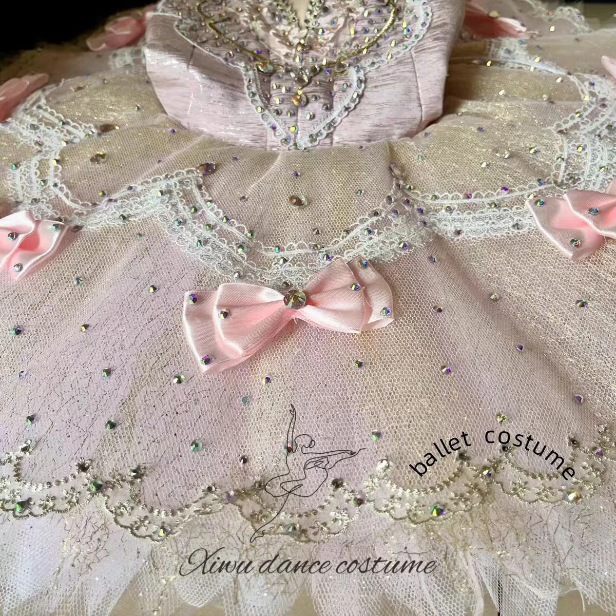 라일락 캔디 요정 변형 여성 발레 드레스 공연 투투 드레스 어린이 및 성인 맞춤형 경쟁 의상