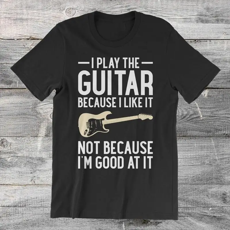 Eu tocar guitarra porque eu gosto de bot porque estou bem para isso guitarra masculina... Camiseta