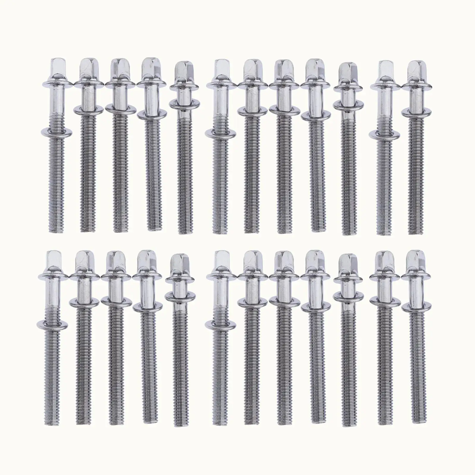 24 Pieces Drum Screws Drum Tension Rods Tension Rods Screw Rod Percussion