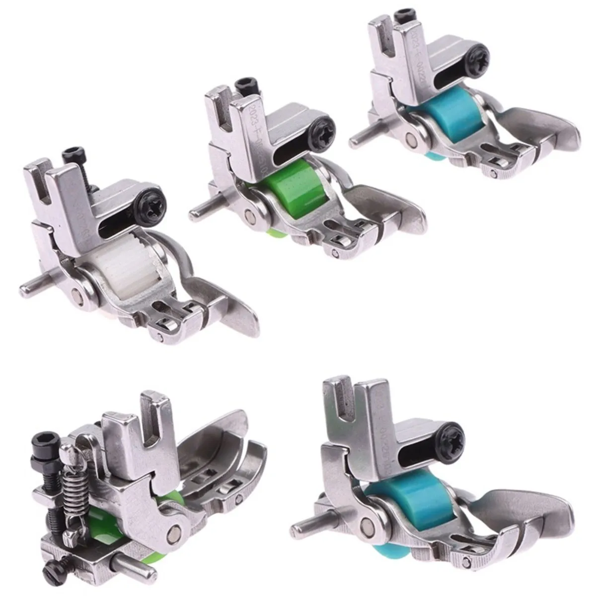 T5 Multifunctional Roller Foot 5-In-1 Adjustable Cording/Regular/Zipper Roller Presser Foot For Industrial Sewing Machine