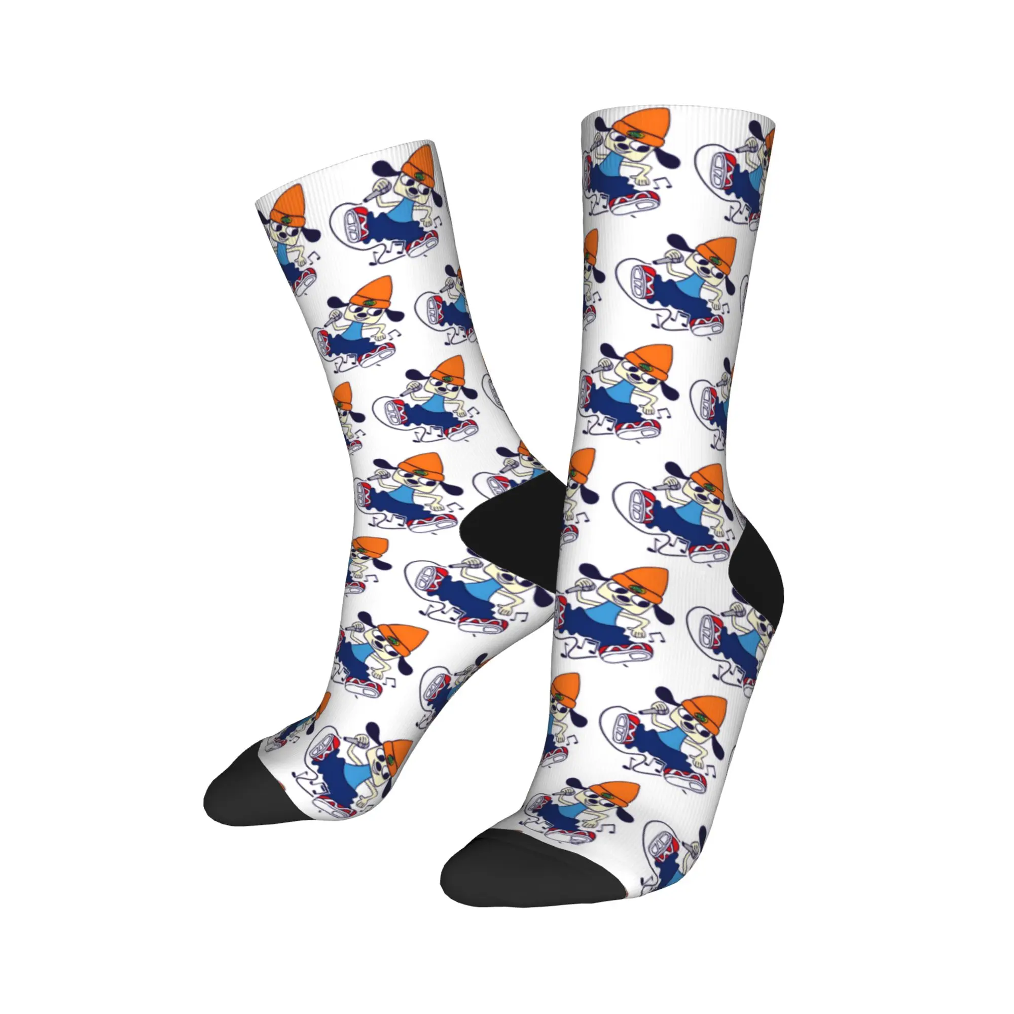PaRappa The Rappers Socks Spring  Stockings Casual Men's Warm Soft Socks Design Outdoor Sports Anti Skid Socks