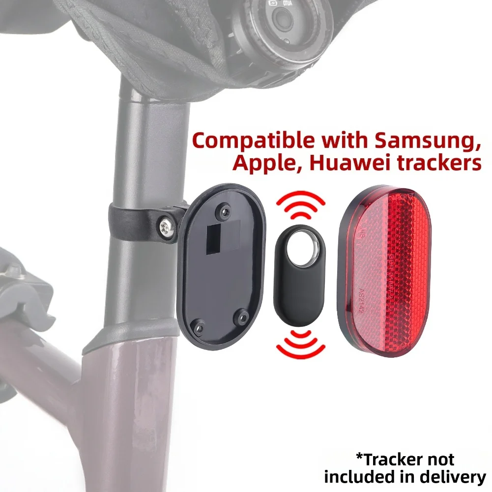 

Anti-theft Holder Bike Taillight Mount Night Riding Night Visibility Enhancement Waterproof Design For AirTag For Road Bikes