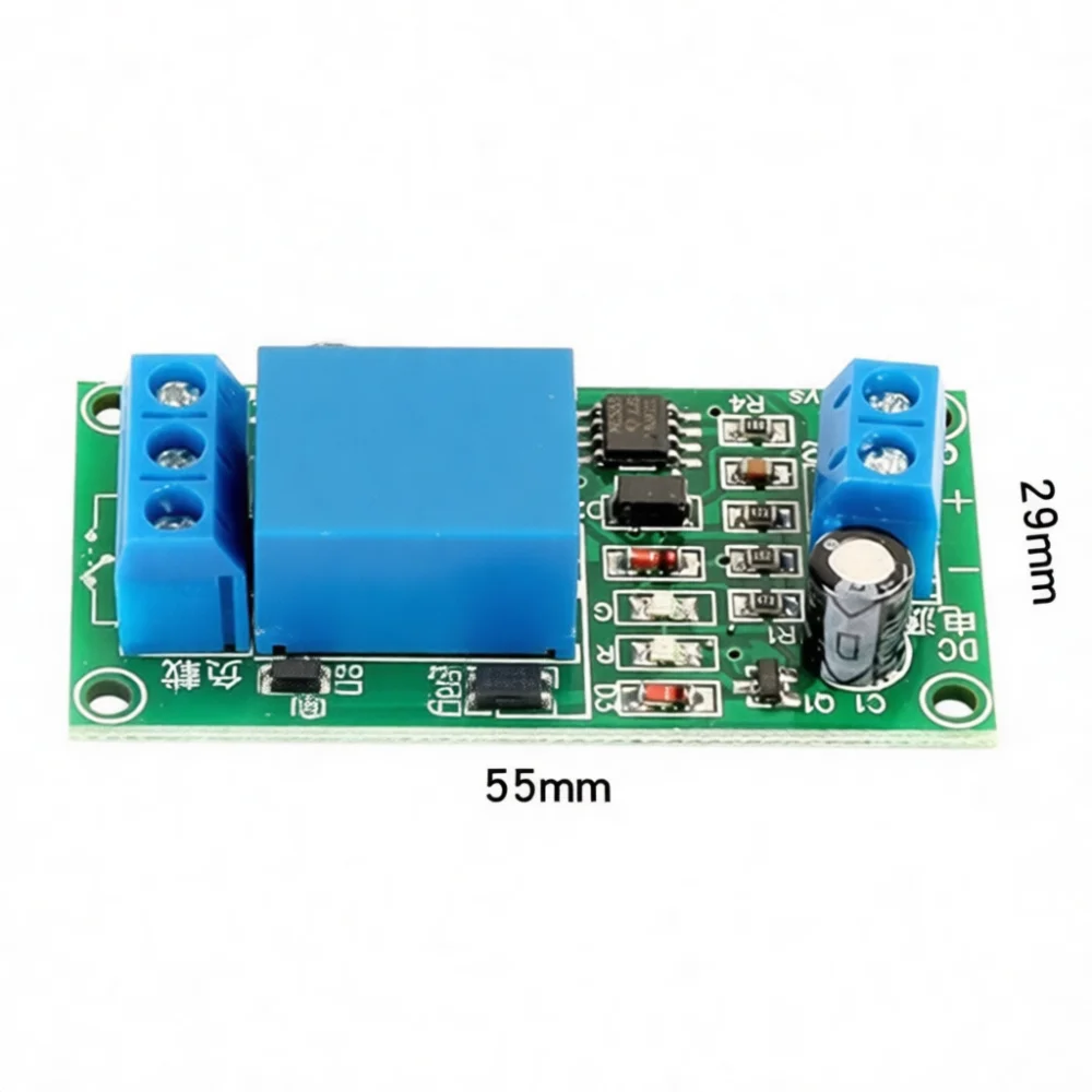 Adjustable 12V Delay Relay NE555 Timer Module Monostable Switch Control Board Industrial Electrical Device Relay Components Kit