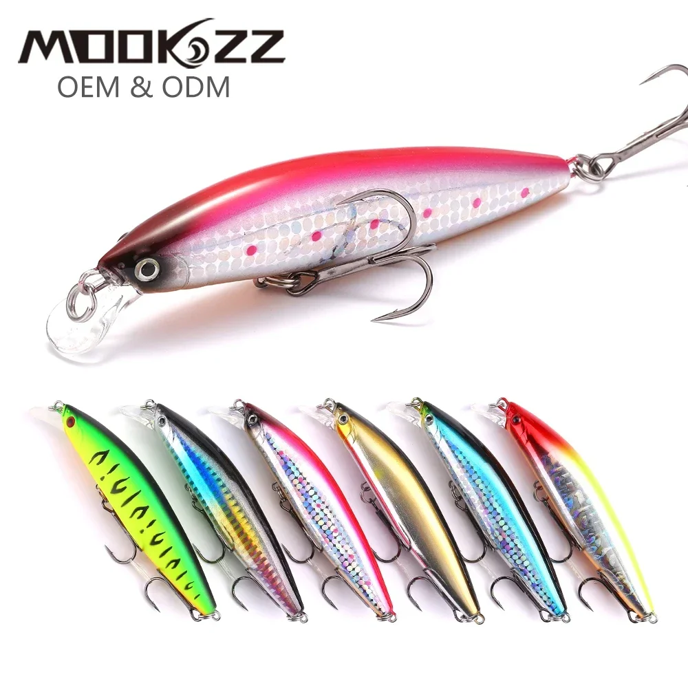 105mm 18g MOOKZZ Best Price Suspension Minnow RiprizerJerking bait  Fishing Lures Artificial Baits tackles