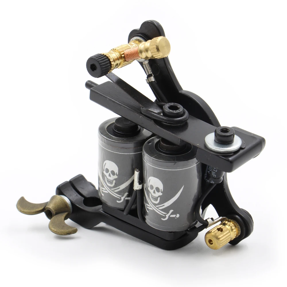 Coil Tattoo Machine 10 Warps Tattoo Coil Machine Gun Lining and Shading Tattoo Machine Gun for Tattoo Needles Tattoo Supplies