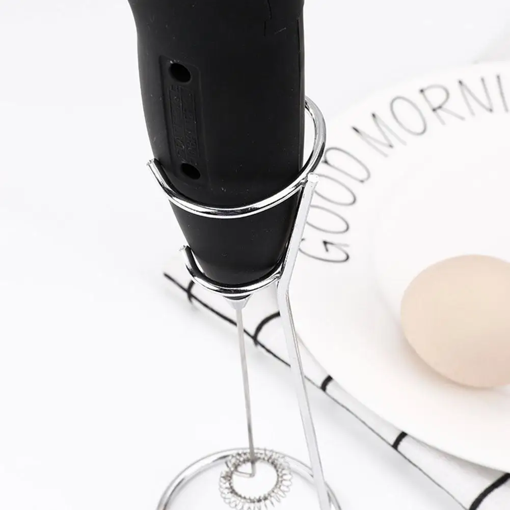 Egg Beater Stand Stainless Steel Coffee Rack Mixer Beater Milk Egg Whisk Holder Handheld Blender Support Stand