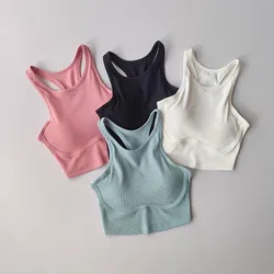 Beautiful Back Sports Bra Professional Shockproof Fitness High impact Women's Running Vest Yoga Tank Top Workout Underwear
