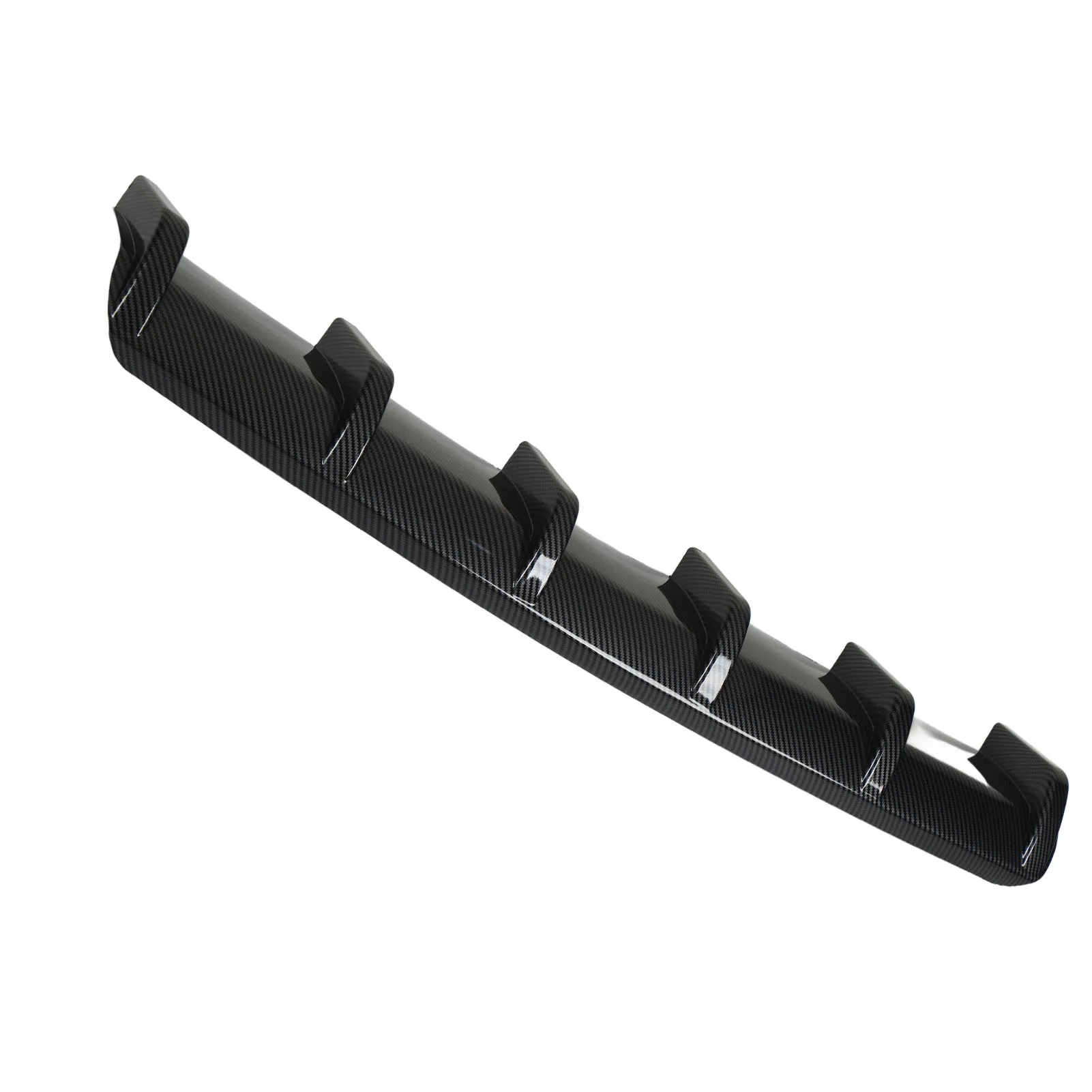 Fin Chassis Deflector Universal Carbon Fiber Pattern Rear Bumper Diffuser Streamlined Stable Grip Sporty  for A3 A6