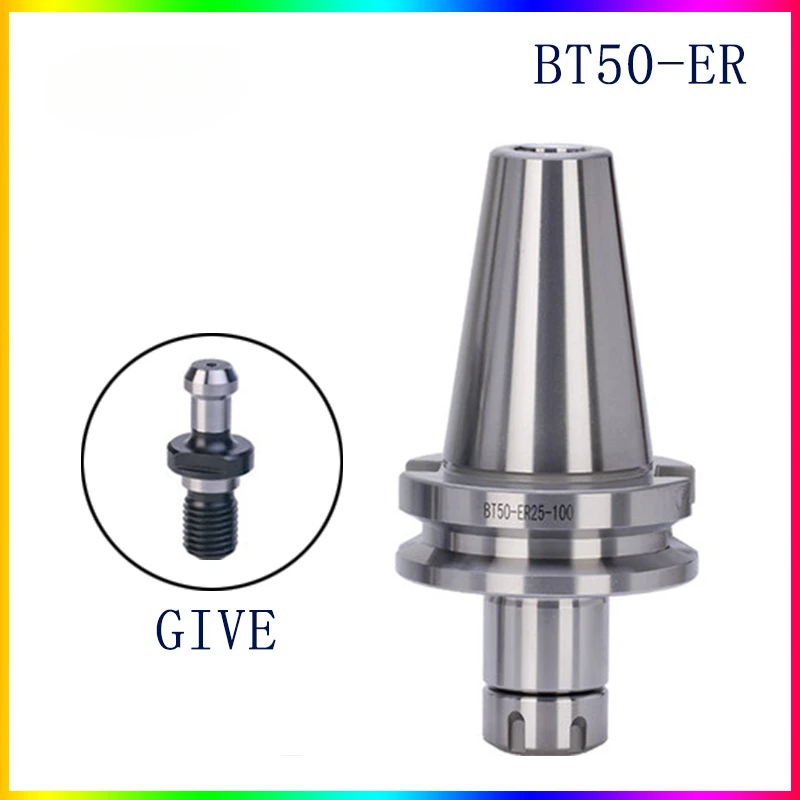 

NEW 1set bt50 er16 er20er25 er32 er40 knife shank + pull nails for CNC machine tool spindle tool rest BT50 ER Series tool holder