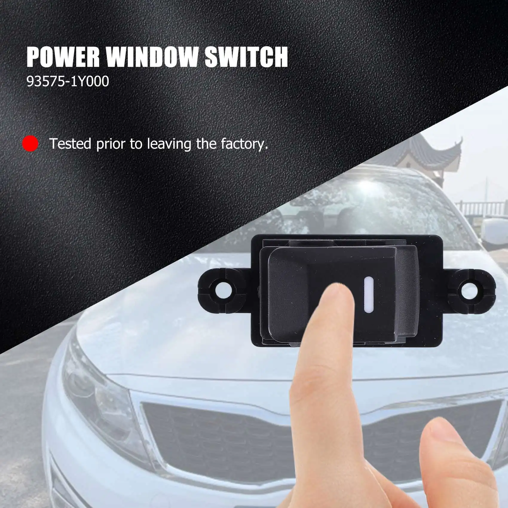 ปุ่มสวิตช์ควบคุมกระจกไฟฟ้าสำหรับ Kia picanto เช้า2011-2016 93575-1Y000