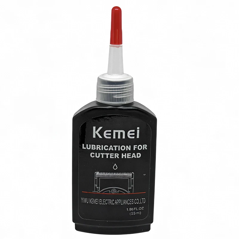 KEMEI 55ml Elektrisches Haarschneidemaschinen-Pflegeöl Schmiermittel Haarschneider-Klingenöl Rostschutz Friseursalon Clipper-Öl