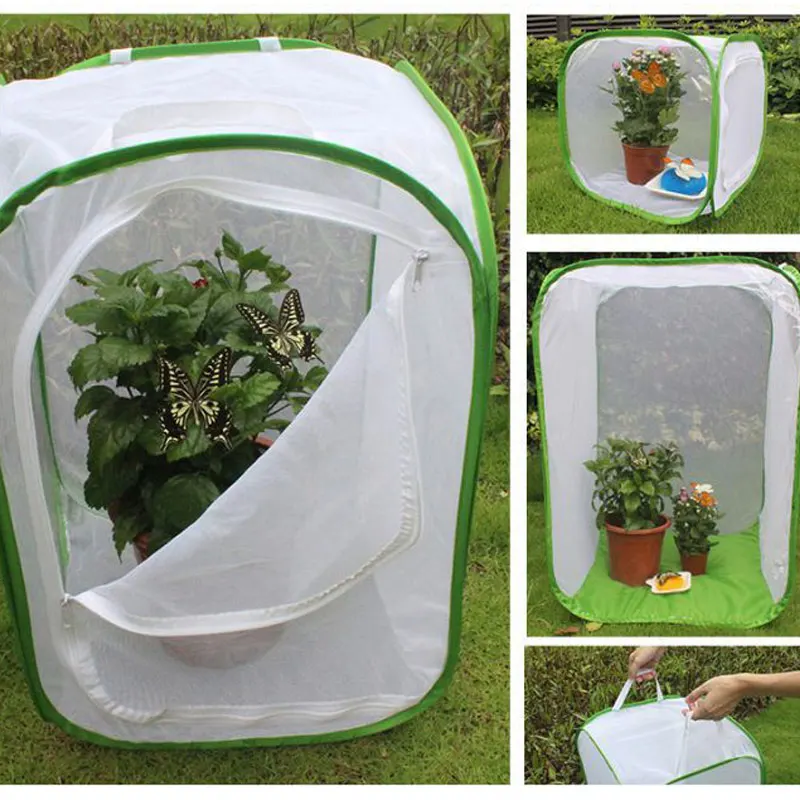 Foldable Insect-proof  Seedling Cage Large Outdoor Insect Mesh Cage for Fruit Vegetables Flowers Herbs