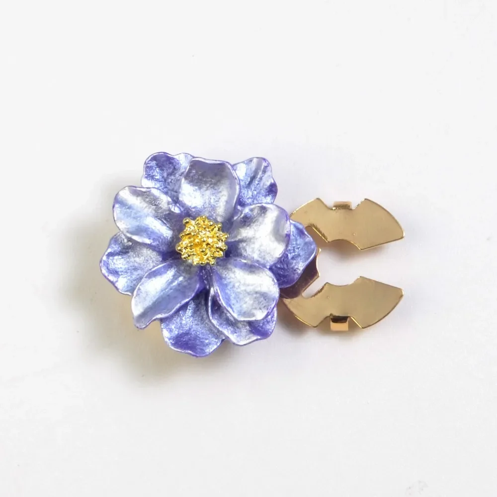 مجموعة أزرار أكمام يغطي أزرار الزهور العصرية - مشابك ياقة القميص المزخرفة وإكسسوارات المجوهرات للرجال والنساء وهدايا للجنسين