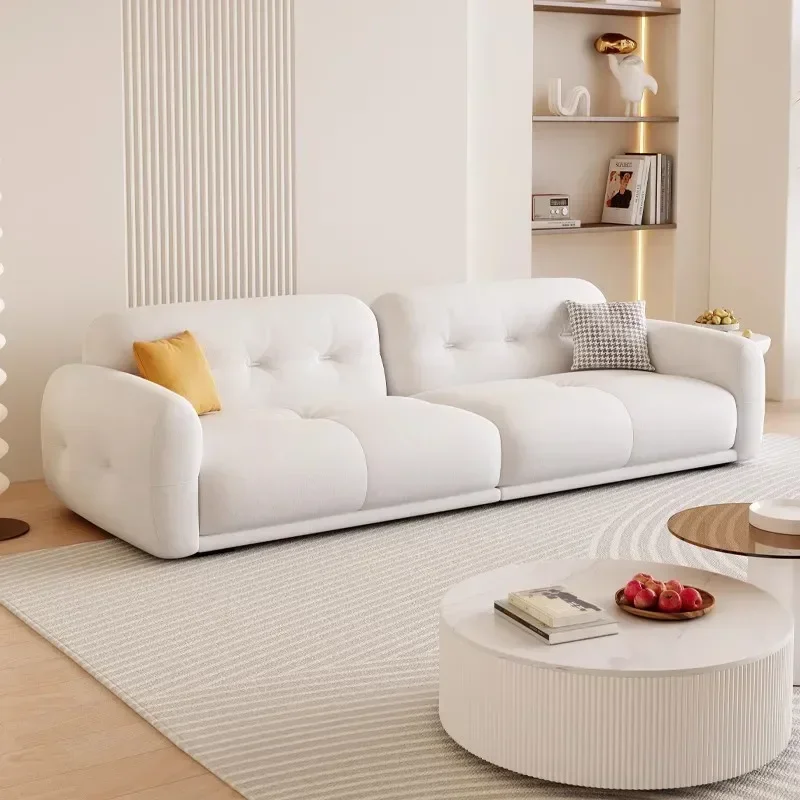 

Large Unique Living Room Sofas New Arrival Cozy Wood Luxury Nordic Lazy Sofa Modern Floor European Divano Apartment Furniture