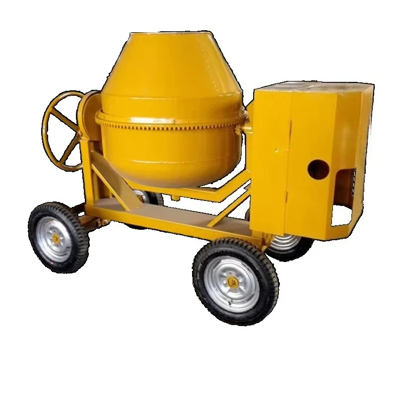 

Small concrete mixer, electric construction mortar, stone, cement, and concrete mixer