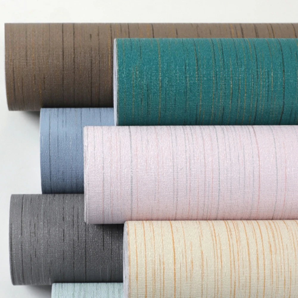 Thickened PVC Self-adhesive Wallpaper Cloth Pattern Waterproof Wall Stickers Kitchen Living Room Bedroom Embossed DIY Wallpaper