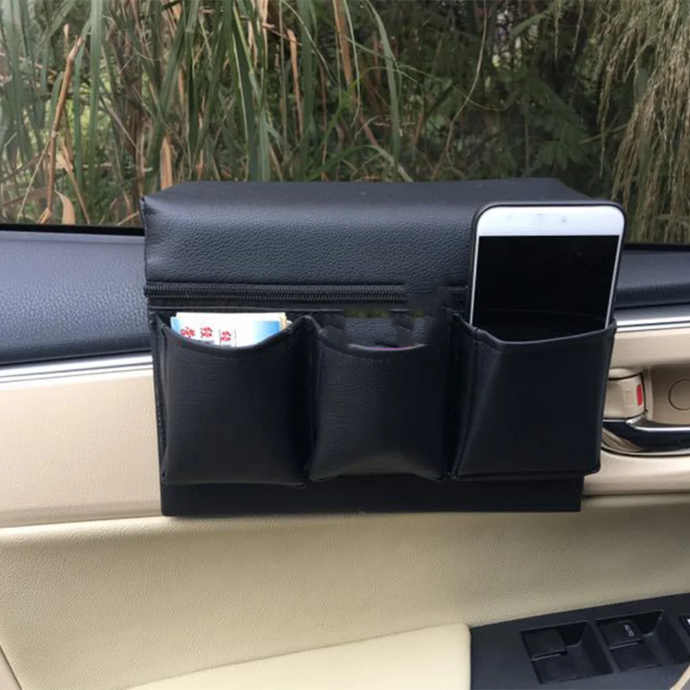 

Car Storage Box Door Armrest Pad Cover Height Multifunction Auto Cushion Pillow Elbow Support Man Extender