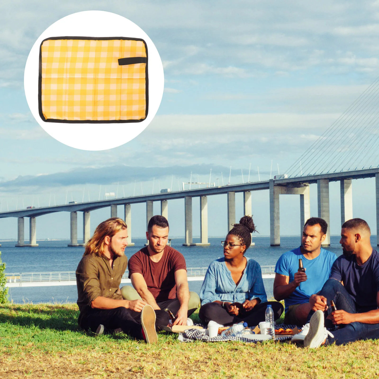 

Foldable Insulated Outdoor Seat Cushion Camping Pad Picnic Mat Waterproof Portable Sitting Pad Baby Pet Mat Picnic Cushion