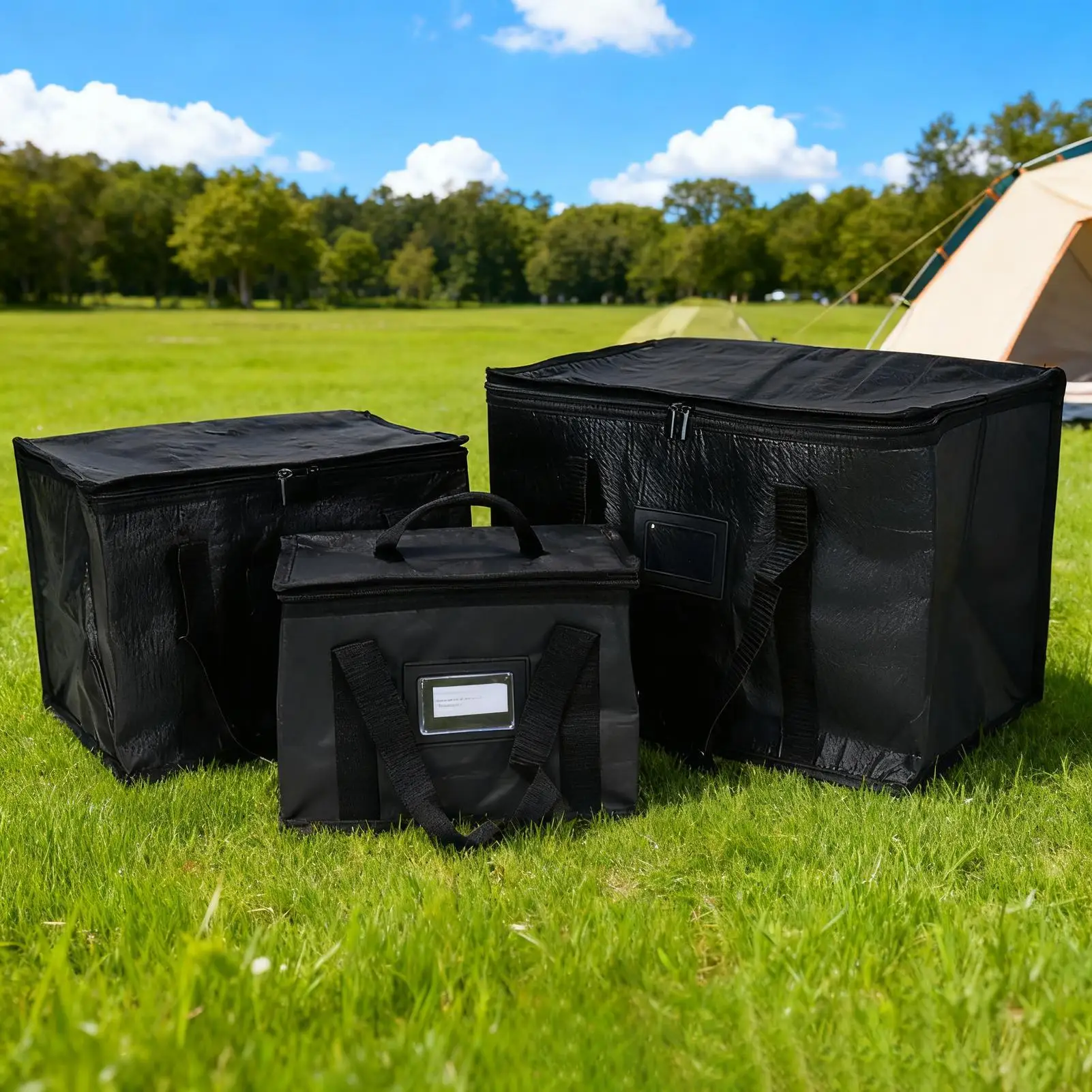 Large Capacity Warming Bags Insulated Bags for Food Delivery Hot Cold Food Transport Carrier picnic bag for Camping School Event