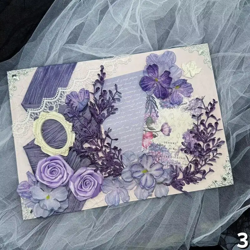 Luxury Purple Purple Badge Display Insert Board Decoration Merch. Cosplay Ita Bag Flower Fill Goods Display Pain Board