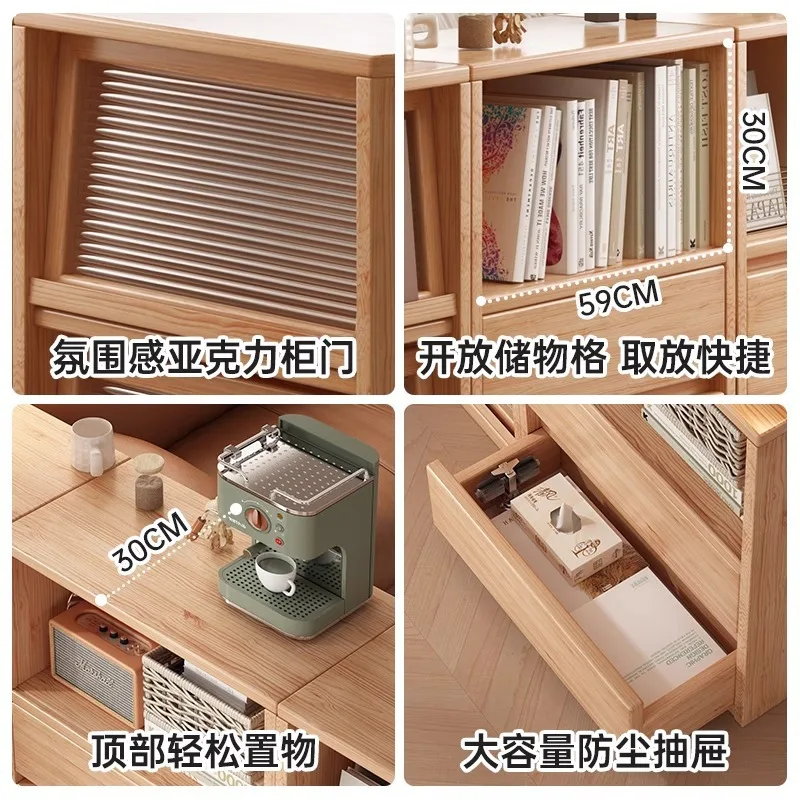 Bookcase, locker, integrated combination, dust-proof combination cabinet