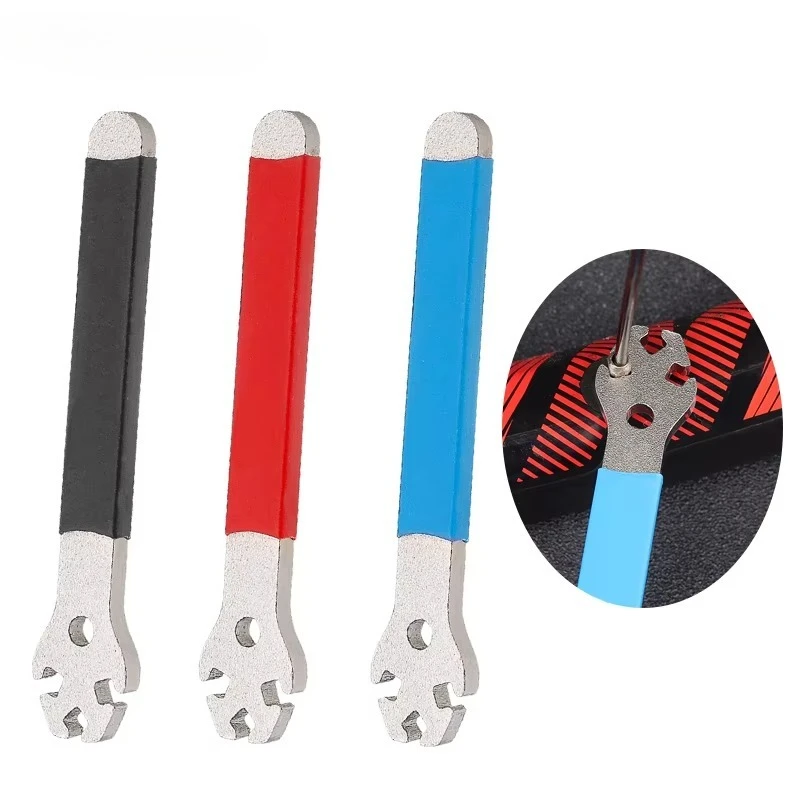 3 In 1 Bicycle Spoke Wrench 3.3/3.4/3.5mm Spoke Nipple Adjuster Tool MTB Road Bike Wheel Rim Correction Cycling Repair Accessory