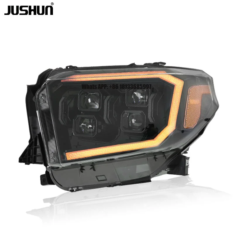 

JUSHUN LED Headlight Modified LED Daytime Running Light White 6000k Color for Toyota Tundra Pickup 2014-2020