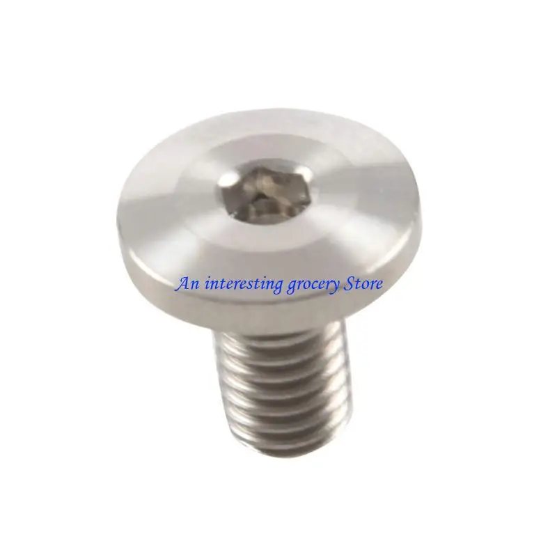 652d 6pcs قوة عالية للبراغي التيتانيوم الفواصل الفواصل الدراجة المرابط براغي وفراف ل Look Road Bike Mountain Rustp