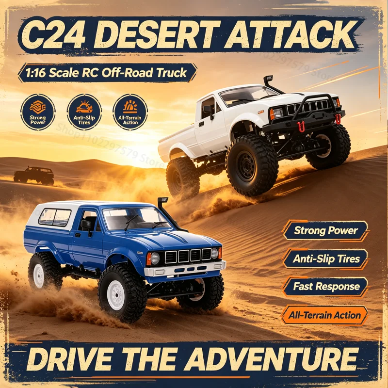Outdoor Adventure Experiences - C24 RC Rock Crawler 1:16 Scale