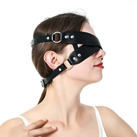 Exotic Leather Mask Women Men Cosplay Blindfold Games Half Face Mask BDSM Gothic Sex Toy Party Masquerade Ball Fancy Masks - Image 5