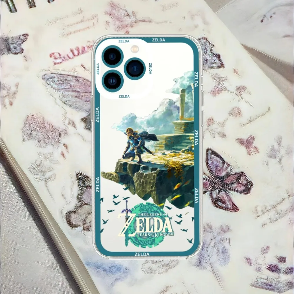 Game T-Tears the K-Kingdom 2 Z-Zelda Phone Case For Samsung S21 S22 S23 PLUS lite ULTRA Transparent Border Cover