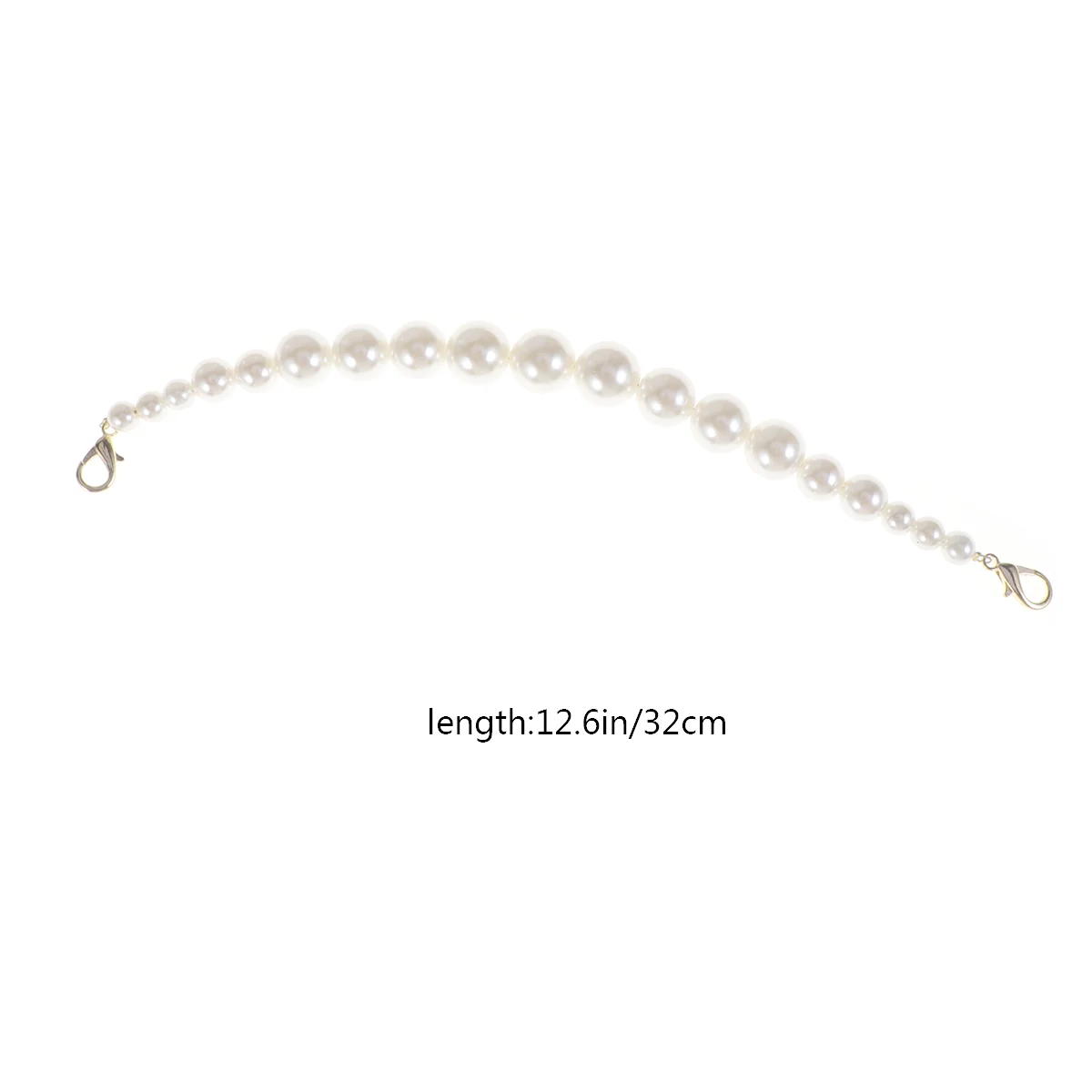 チェーンストラップ 30 センチメートルハンドバッグショルダーハンドル財布クラッチアクセサリー取り外し可能な交換用金属バックルバッグ