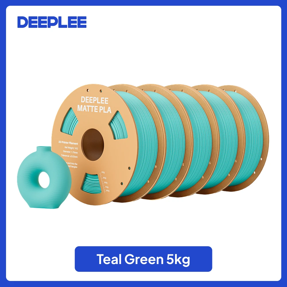 DEEPLEE 2KG mat PLA-filament 1,75 mm 3D-printen voor FDM 3D-printer PLA roze Deeplee-filament
