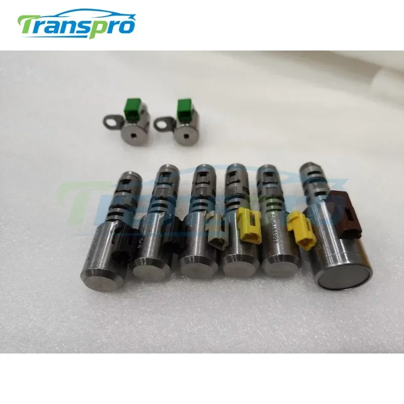 8PCS 09G TF-60SN Automatic Transmission Valve Body Solenoids  Fits For Audi VW Golf Passat Toura