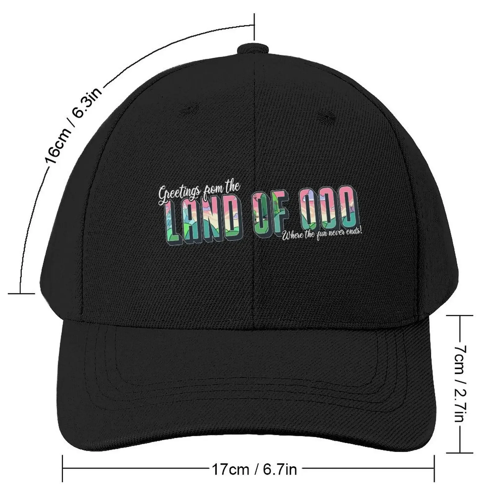 Greetings from the Land of Ooo Baseball Cap custom Hat sun caps Winter hat Women's Beach Outlet 2025 Men's