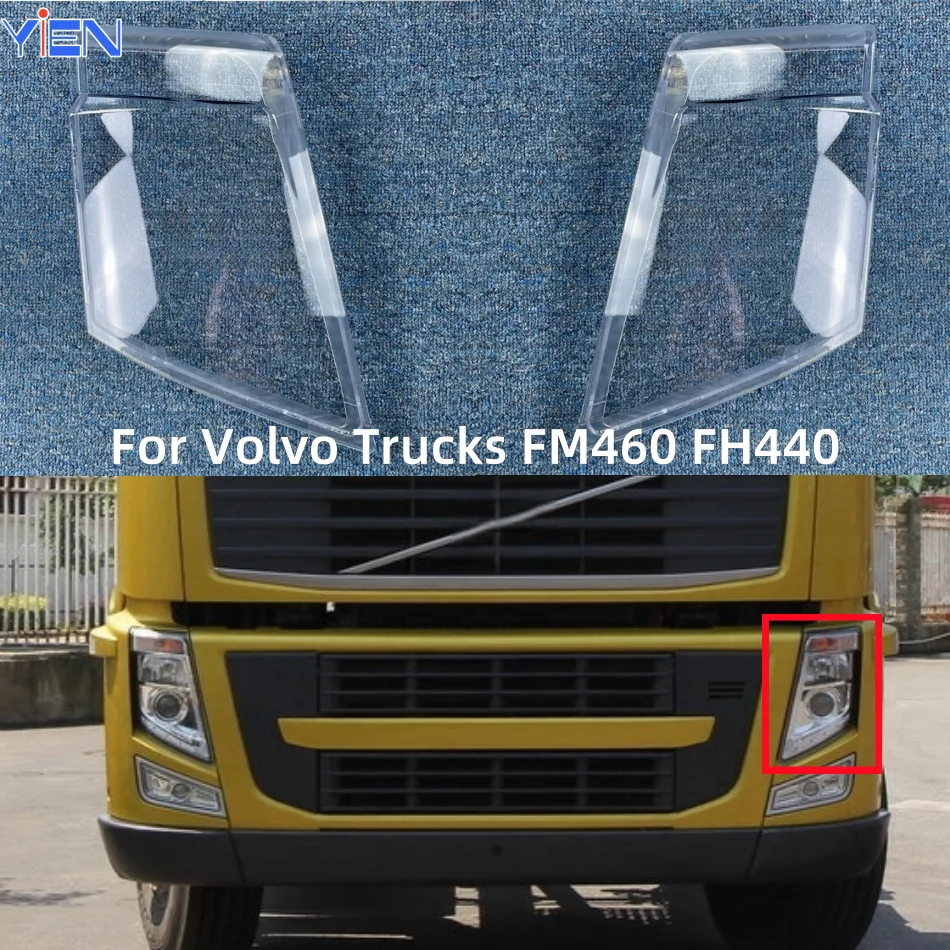 

For Volvo Trucks FM460 FH440 Car Decorations Accessories Lights Lens Shell Transparent Anti-UV And Anti-Aging