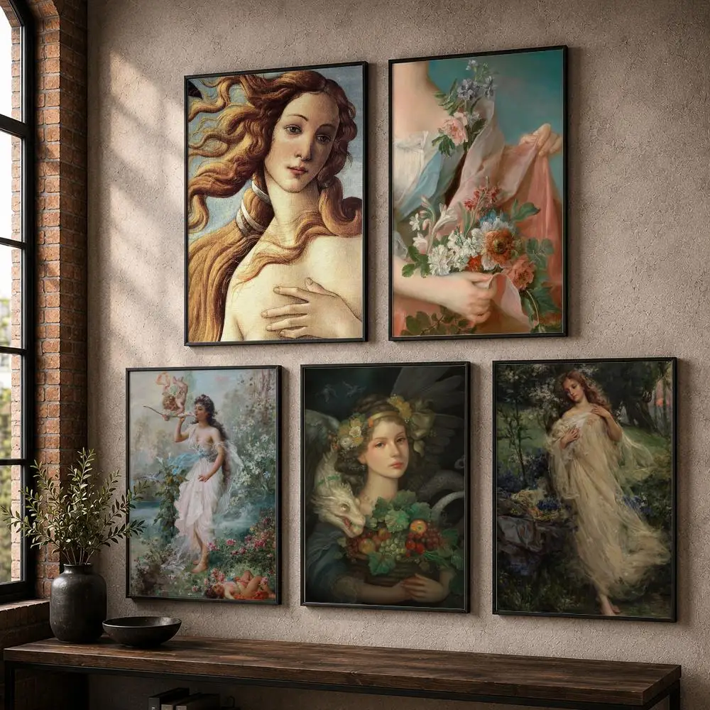 Historical Period R-RenaissanceS Painting Calligraphy Canvas Posters Wall Art for Home/Office/Dorm/Living/Bedroom