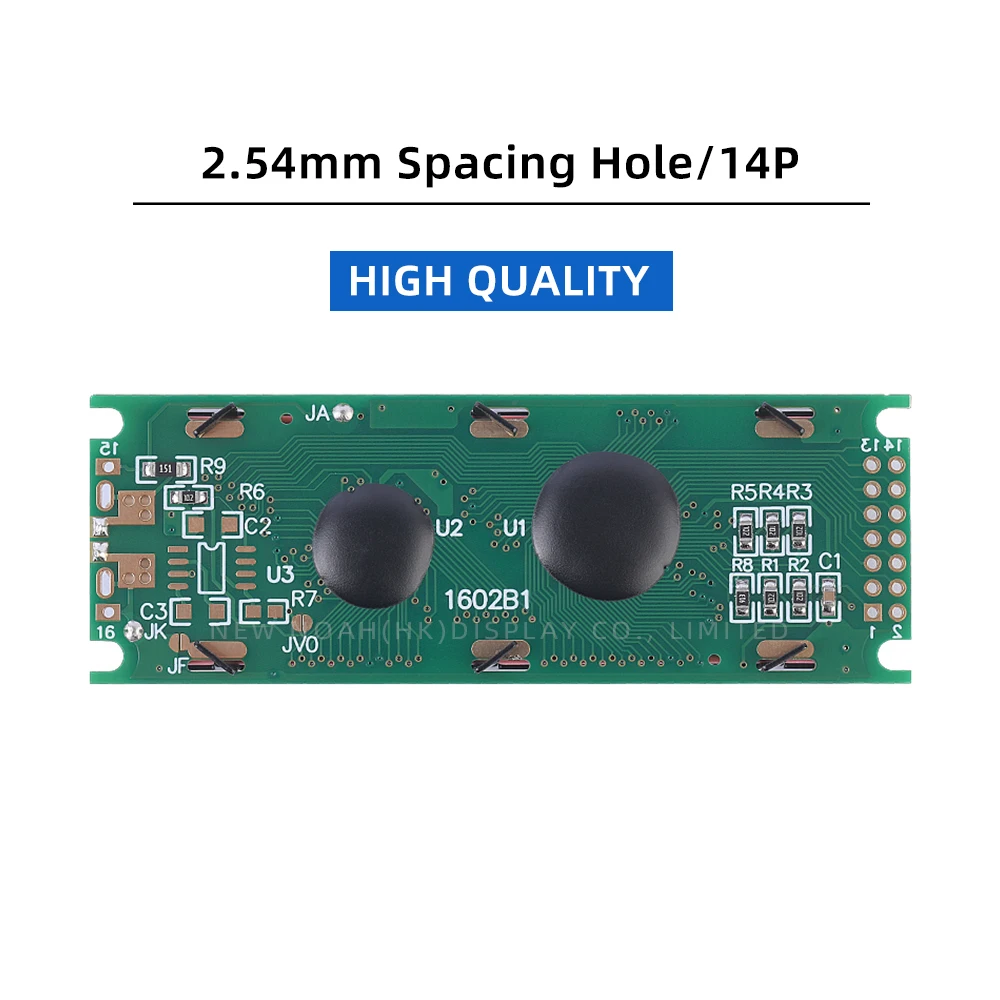 Cyrillic Orange Light Black Letters 1602B1 Character Display Screen 1602 LCD Interface 14PIN ST7066U 16X2 Character Screen