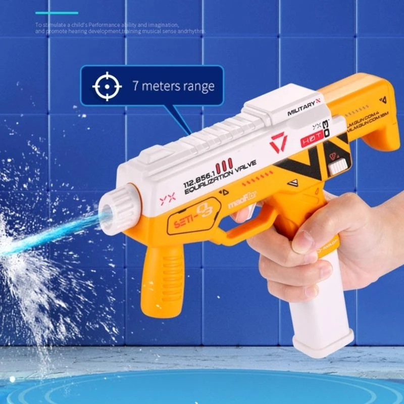 Pistola acqua elettrica automatica per bambini, spiaggia all'aperto, giocattolo per bambini capacità 15UB