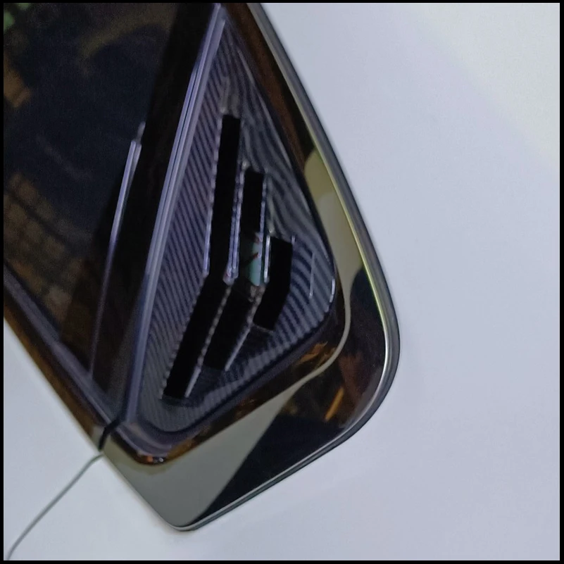 

For Nissan Altima 2013-2018 Sedan Rear Triangular Window Blind Shades Louver Vent Decorate Cover Trim Accessories