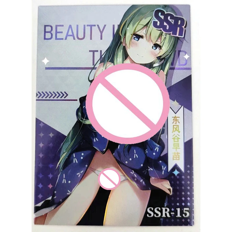 Anime All The Beauties Emilia Boa.hancock Hatsune Miku Daki Komi Shouko Ssr Cards Game Collection New Boys Birthday Gift