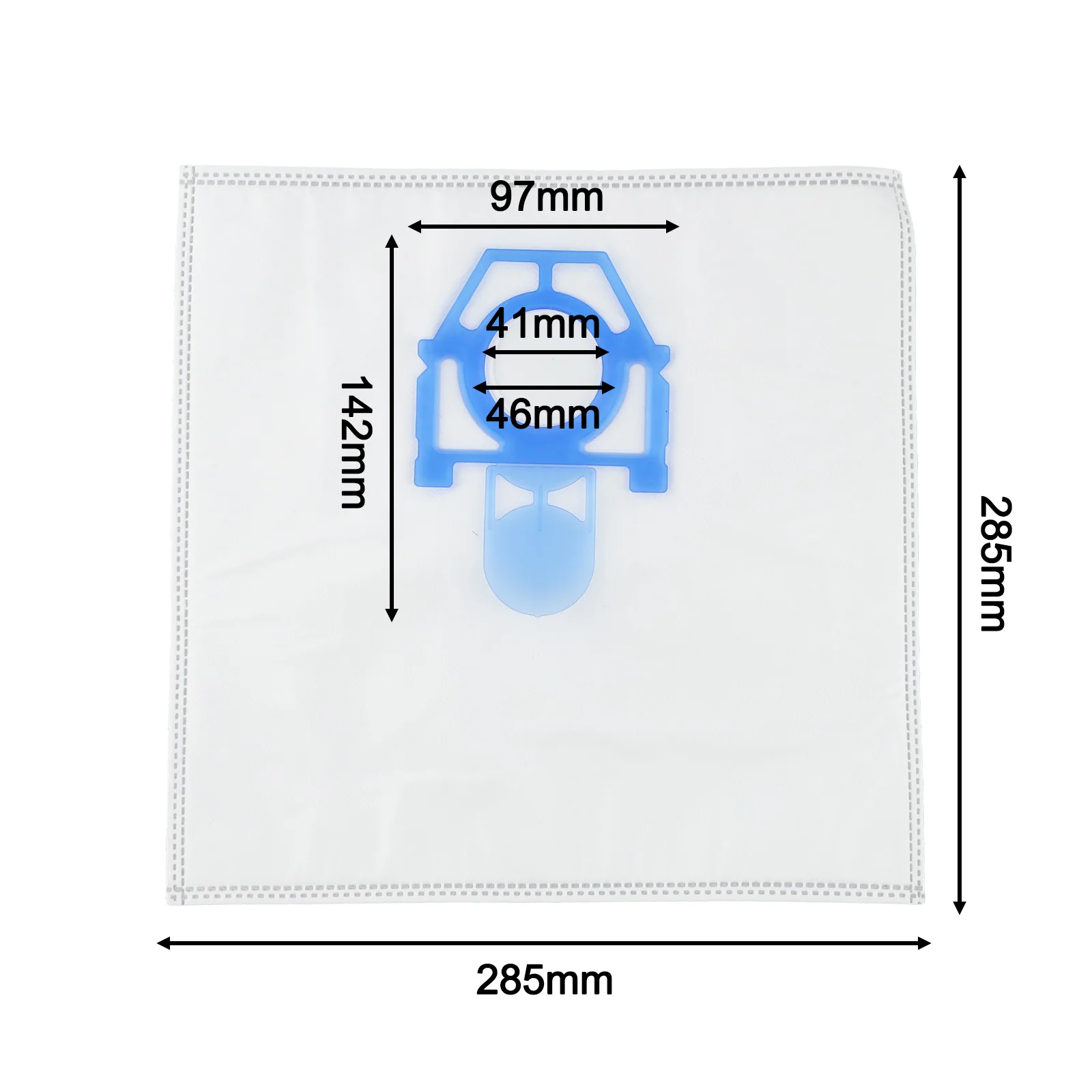 

Dust Bags For Zelmer White Synthetic Vacuum Cleaner Bags Non-woven Fabrics Convenient Usage Efficient Filtration
